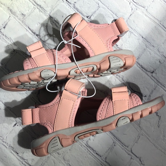 NIB! KIDS Eddie Bauer Gracey Sandal Pink & Gray - Picture 4 of 11